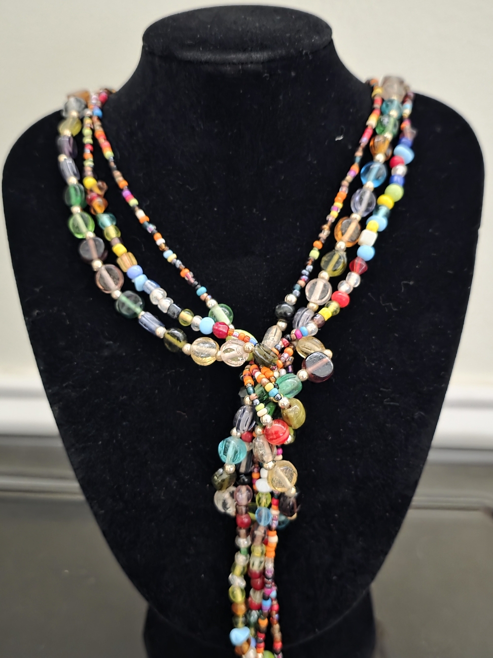 Handcrafted Multicolor Beaded Necklace for Women